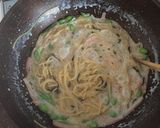 和風ミルク味のワンポットパスタ☆作り方4写真