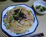 ★簡単！＊納豆とソーセージの和風パスタ＊作り方8写真