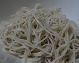 2回楽しむ「おろし卵＆ごま豆乳」のお蕎麦作り方1写真