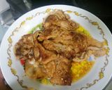 お肉も野菜も♪お味噌風味の豚こま丼作り方5写真