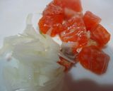 サーモン・山芋のアボカドココット♪作り方4写真