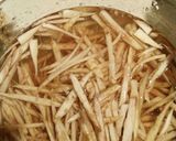 やさしい味のタラコ入りきんぴら作り方1写真