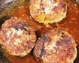 ふわっとジューシー!満足チーズハンバーグ作り方8写真