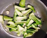 チンゲン菜の中華風(弱火調理)作り方3写真