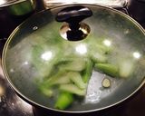 チンゲン菜の中華風(弱火調理)作り方4写真