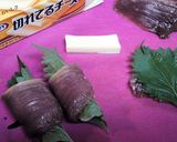 まるでトロ？かつおの大葉チーズロール♪作り方3写真