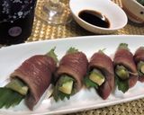 まるでトロ？かつおの大葉チーズロール♪作り方4写真