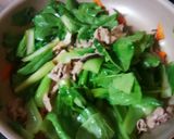 椎茸の旨味が光る☆チンゲン菜の炒め物作り方7写真