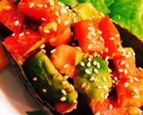 焼肉のタレで野菜巻きアボガドココット作り方3写真