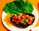 焼肉のタレで野菜巻きアボガドココット作り方4写真