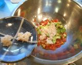 カニ缶･アボカド･トマトの冷製パスタ作り方4写真
