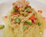 カニ缶･アボカド･トマトの冷製パスタ作り方8写真