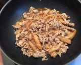 水菜と豚肉と薄揚げの煮物作り方6写真