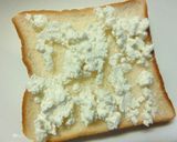 南瓜＆レーズンの胡麻塩チーズトースト作り方3写真
