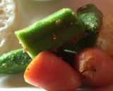オクラとウインナーのカレー炒め作り方1写真