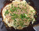 糖質制限！大豆粉でふんわりお好み焼き作り方5写真