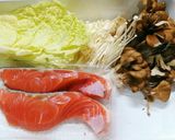 秋の味覚！鮭とキノコの簡単ホイル焼き作り方1写真