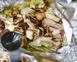 秋の味覚！鮭とキノコの簡単ホイル焼き作り方4写真