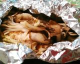 秋の味覚！鮭とキノコの簡単ホイル焼き作り方6写真