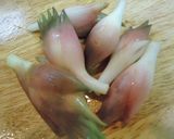 ミョウガのらっきょう酢漬け作り方1写真