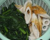 お弁当にも☆ちくわとほうれん草のマヨ炒め作り方1写真