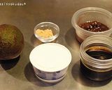 アボカドココット♬クリームぜんざい作り方1写真