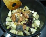 なすに味がしゅんでおいし☆鯖となすの煮物作り方3写真