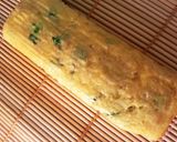 バター風味～貝割れ・しらすの玉子焼き作り方5写真