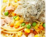 とろろ昆布が美味♡ワンポットスープパスタ作り方3写真