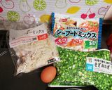 簡単フライパンでお好み焼き作り方1写真