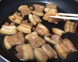 フライパンで1時間★簡単 豚の角煮作り方7写真