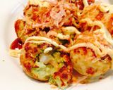 エビアボカドチーズのたこ焼き☆☆☆作り方3写真