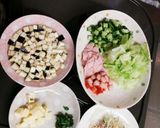 ヘルシー彩りサラダ丼♡作り方2写真