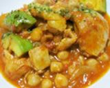 アボカドとひよこ豆のトマトスープ作り方4写真