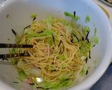昆布屋のキャベツと塩昆布シンプルパスタ♪作り方3写真