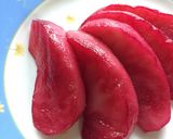 梨の甘煮〜しそジュース風味〜作り方10写真