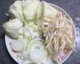 豚バラとキャベツのバター醤油炒め作り方1写真