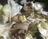 豚バラとキャベツのバター醤油炒め作り方4写真