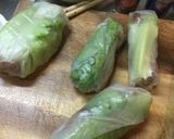 肉巻き巻き　生春巻き！！作り方3写真