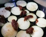 ごま風味、茄子の甘味噌煮作り方2写真