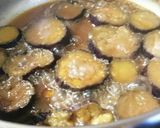 ごま風味、茄子の甘味噌煮作り方3写真