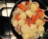 簡単☆フライパンで肉じゃが☆作り方3写真
