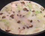 ハムキャベツのワンポットクリームパスタ♬作り方3写真