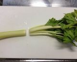 セロリとハートのんまんま炒め作り方2写真