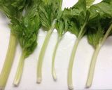 セロリとハートのんまんま炒め作り方4写真