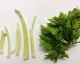 セロリとハートのんまんま炒め作り方5写真