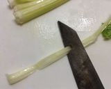 セロリとハートのんまんま炒め作り方7写真