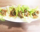 レタスと豚肉のにんにくみそバター焼き作り方4写真