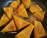 簡単！15分。フライパンでカボチャの煮物作り方4写真