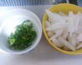 大根と豚肉のさっぱり炒め作り方1写真